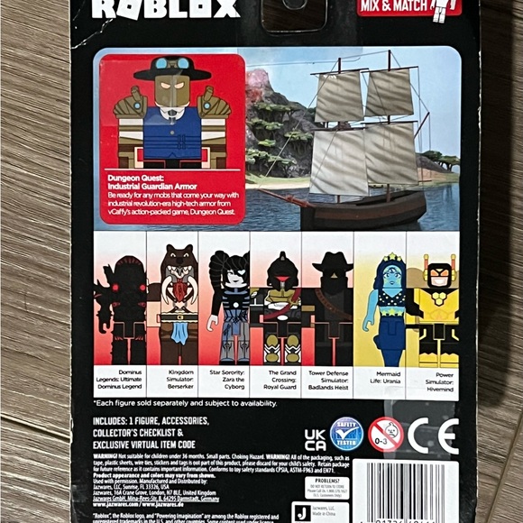 Roblox The Wild West & Dungeon Guardian Armor Bundle, New - Picture 9 of 10